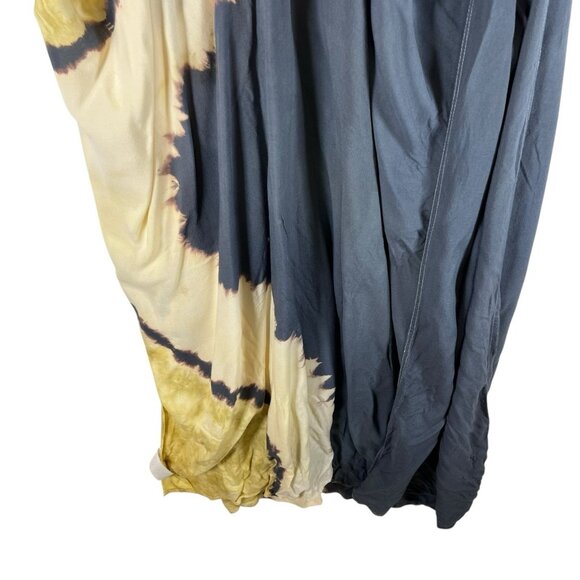 KY's Tie Dye Maxi Dress V Neck Sleeveless Casual Flowy Sundress - Picture 4 of 9